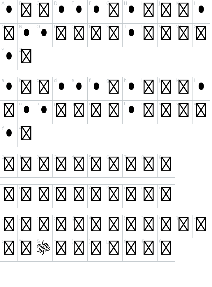 Adobe Wood Type Ornaments Std Font FontYukle