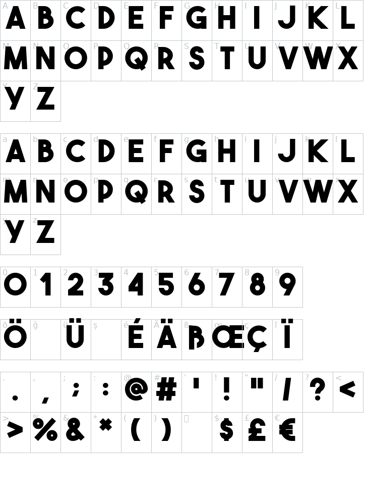 The Bold Font Font FontYukle