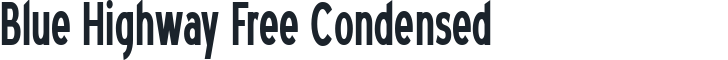 Blue Highway Free Condensed