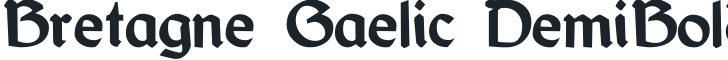 Bretagne Gaelic DemiBold
