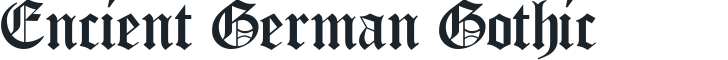 Encient German Gothic