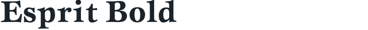 Esprit Bold