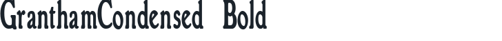 GranthamCondensed Bold