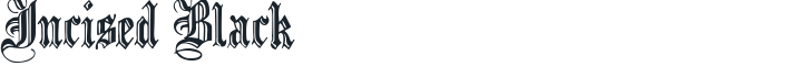Incised Black