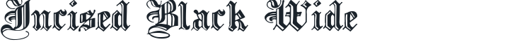Incised Black Wide