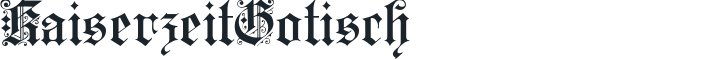 KaiserzeitGotisch