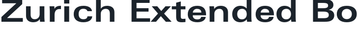 Zurich Extended Bold